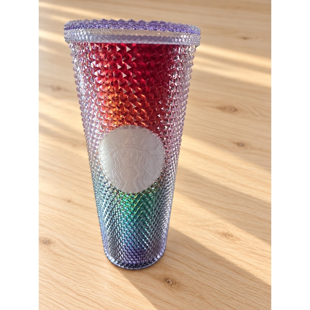 Starbucks 2020 Pride Rainbow Studded 24oz Venti Cold Cup Tumbler No Straw